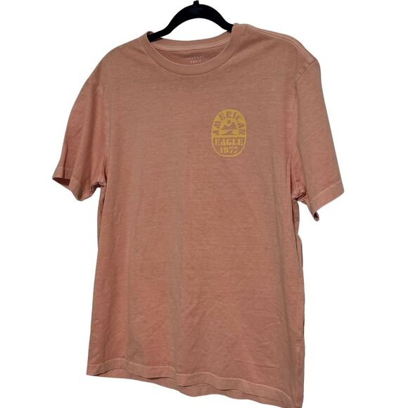 AMERICAN EAGLE 1977 Mens Short Sleeve Super Soft Standard Fit Graphic Tee NWOT M - Picture 2 of 7